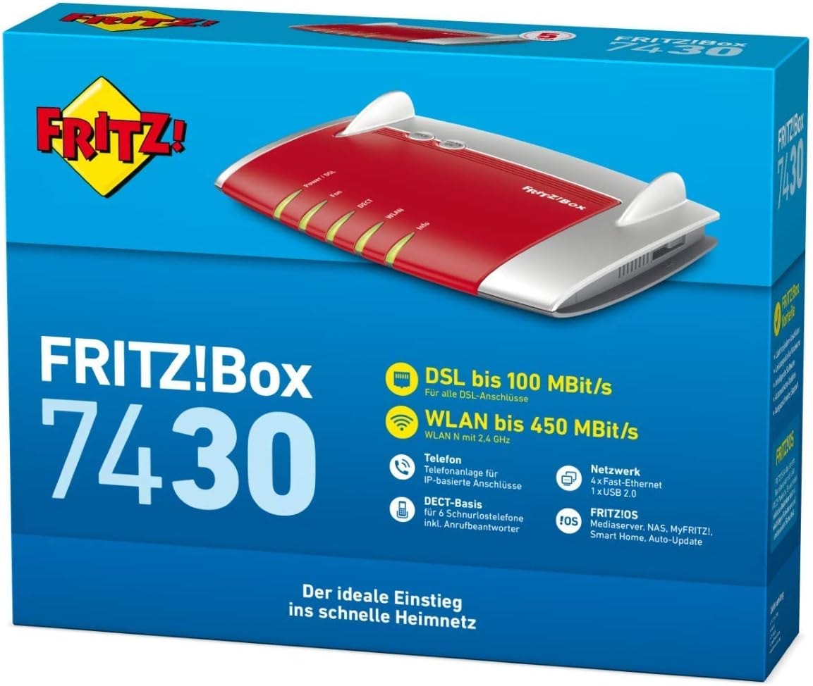 Die FRITZ!Box 7430 - Ein vielseitiger Router für Heimnetzwerke